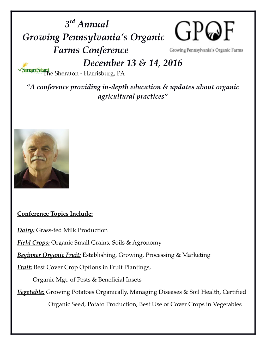 Growing Pennsylvania S Organic Farms Conference