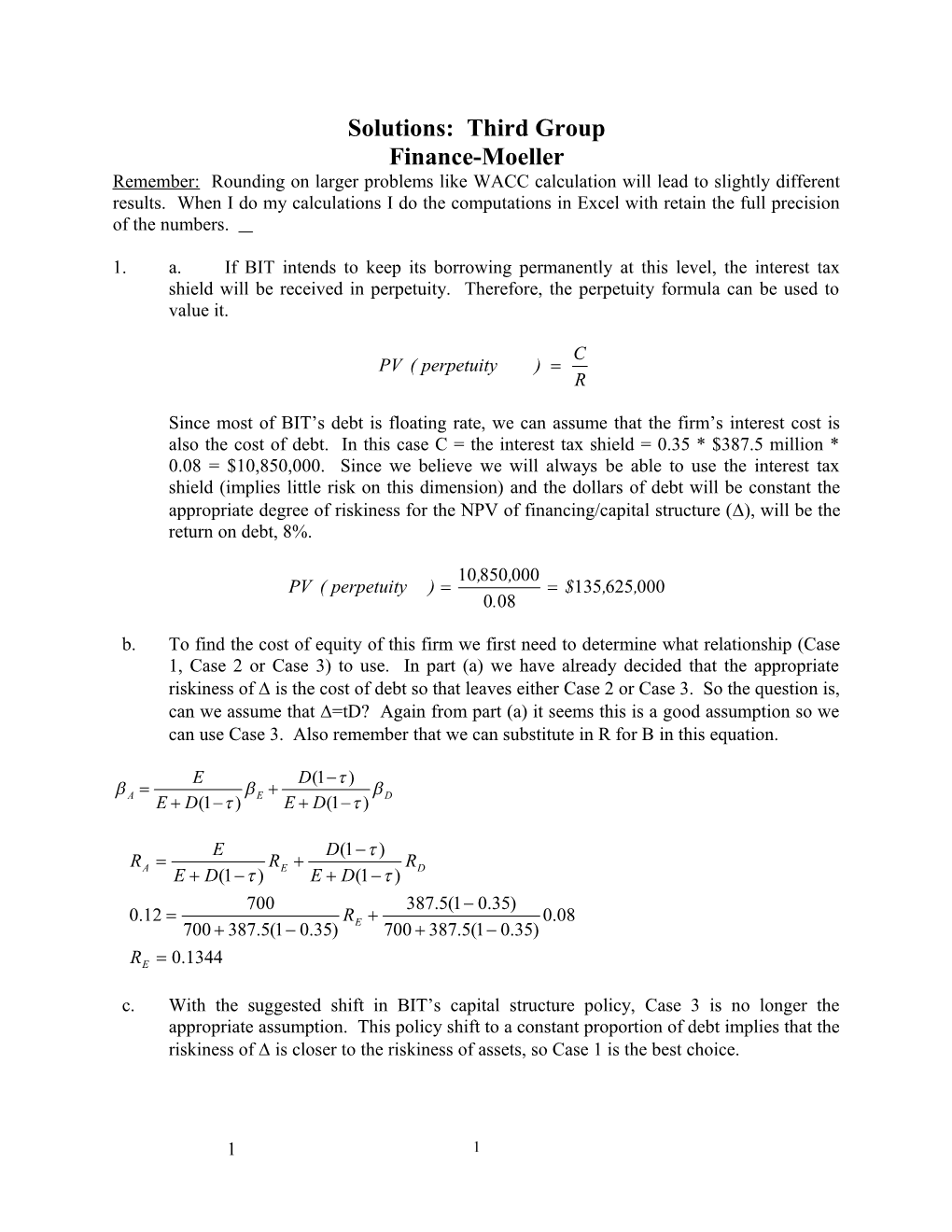 Problem Set 1: Solutions