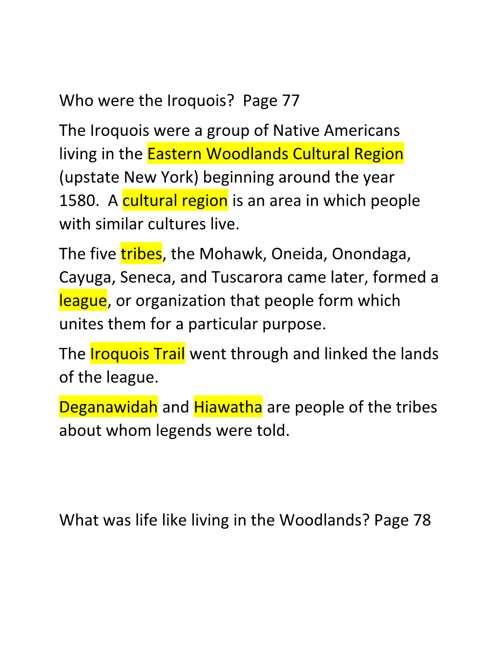 Who Were the Iroquois? Page 77