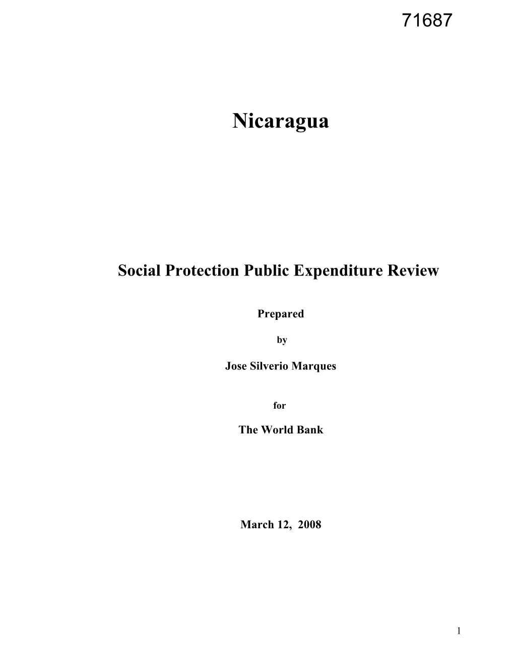 Social Protection Public Expenditure Review
