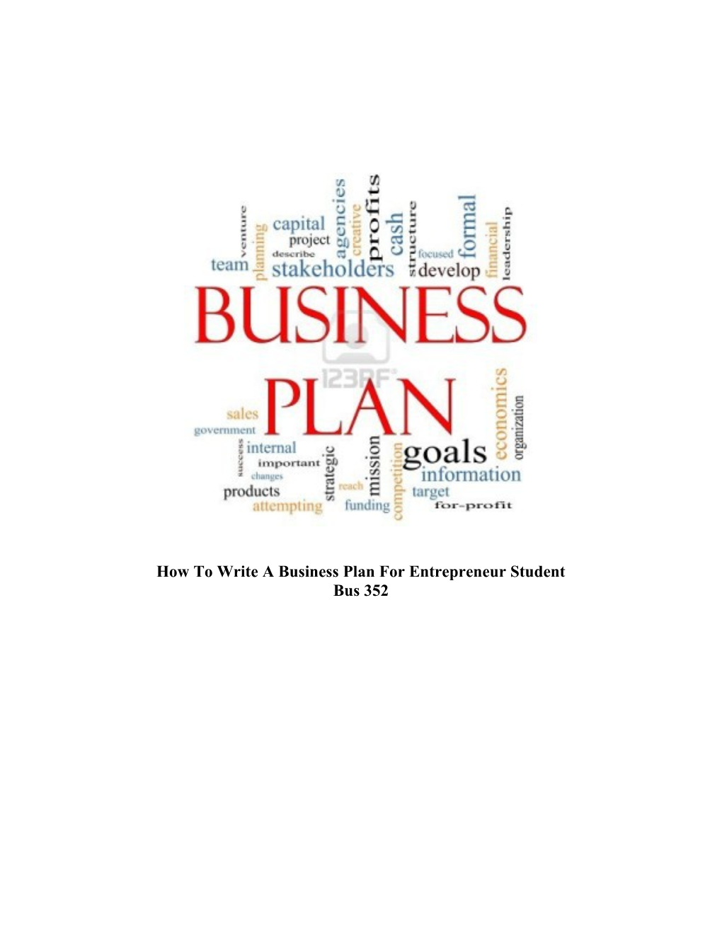 How to Write a Business Plan for Entrepreneur Student