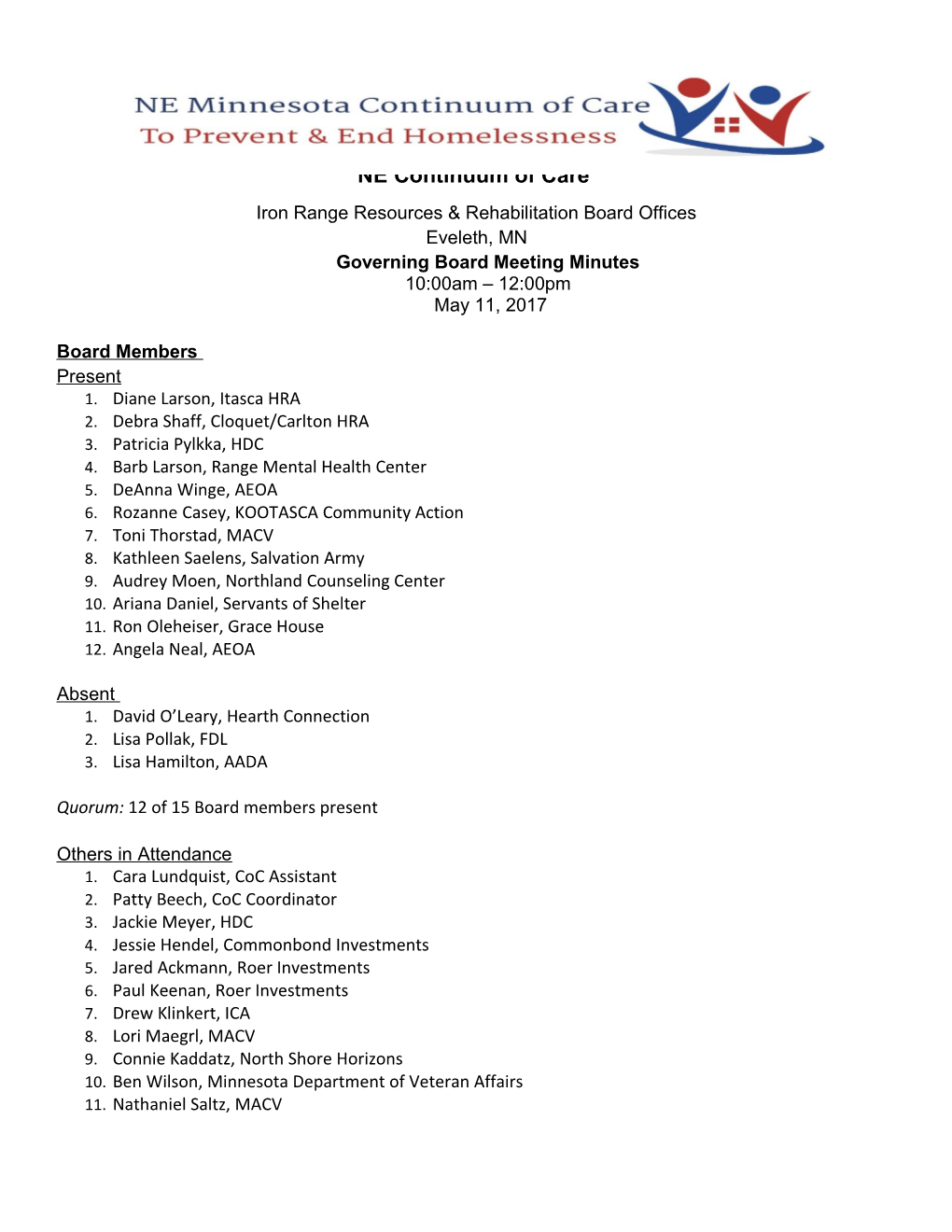 NE Continuum of Care