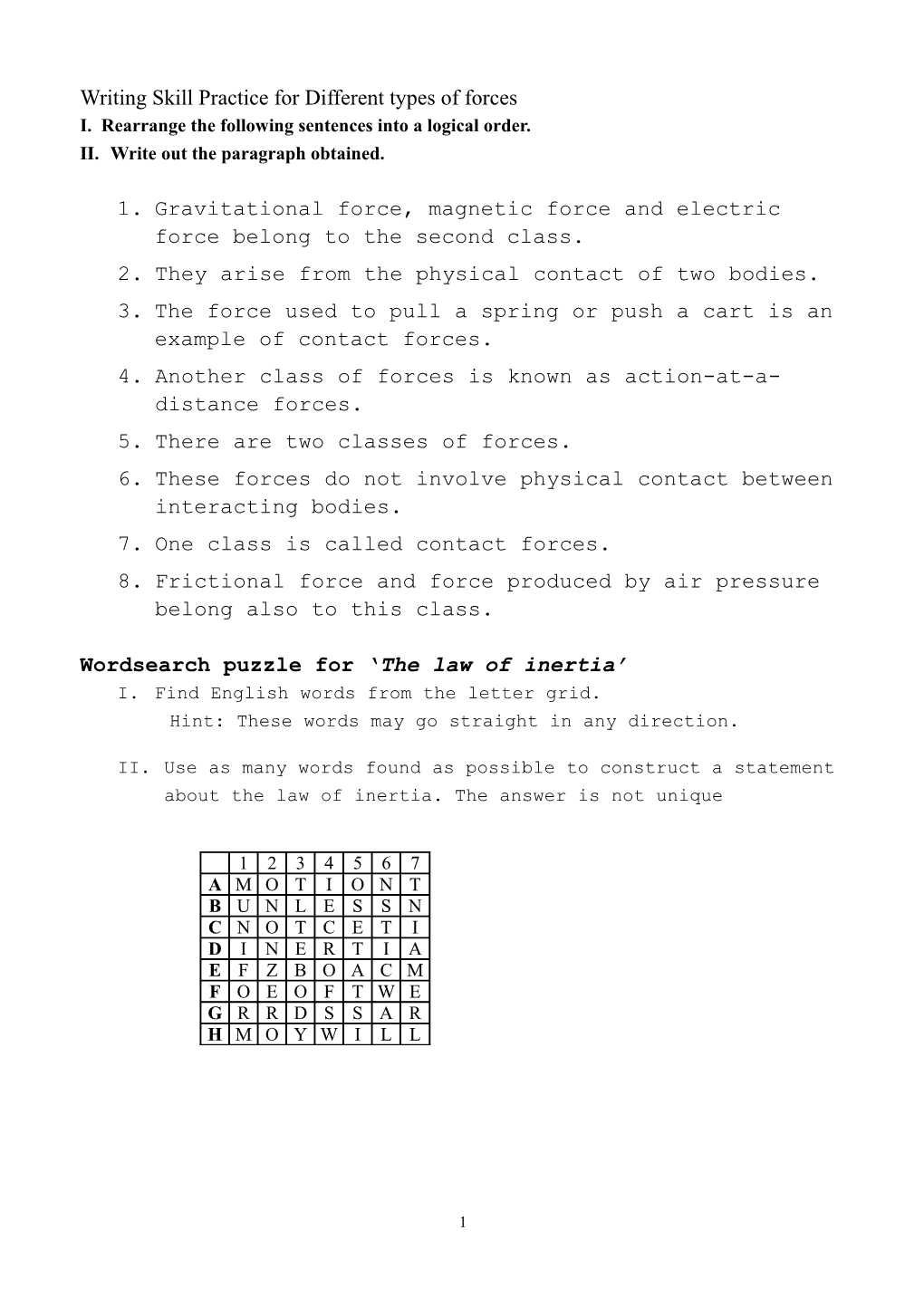 Crossword for Acceleration