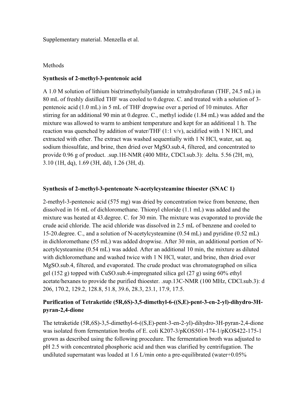 Synthesis of 2-Methyl-3-Pentenoic Acid