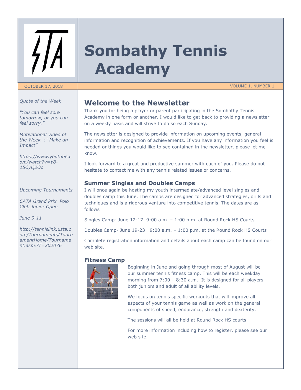 Sombathy Tennis Academy