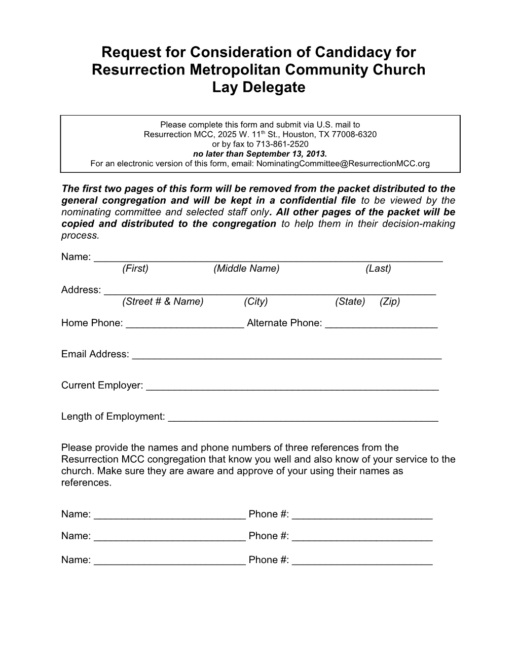 Copy of RMCC NC Lay Delagate Application - Fall 2013