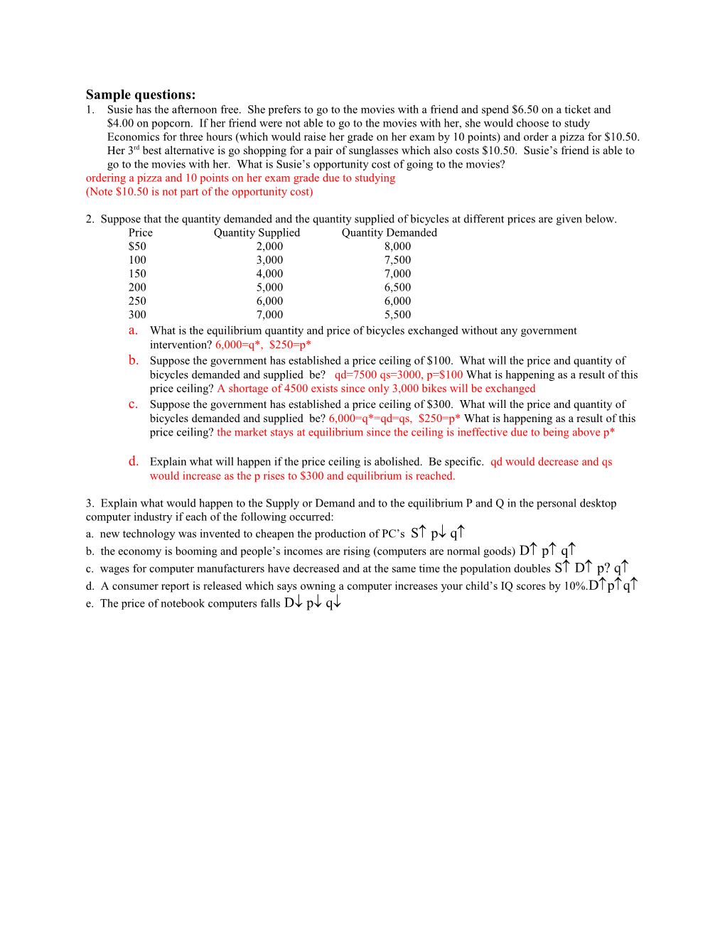 Study Guide for Exam 1