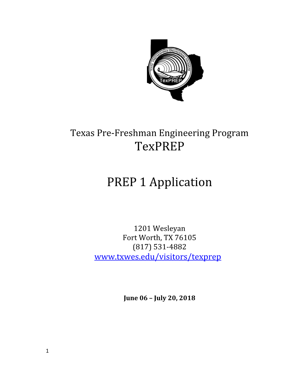 Texas Pre-Freshman Engineering Program