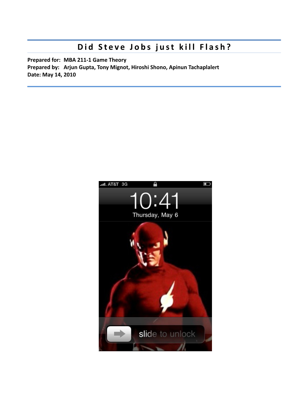 Did Steve Jobs Just Kill Flash?