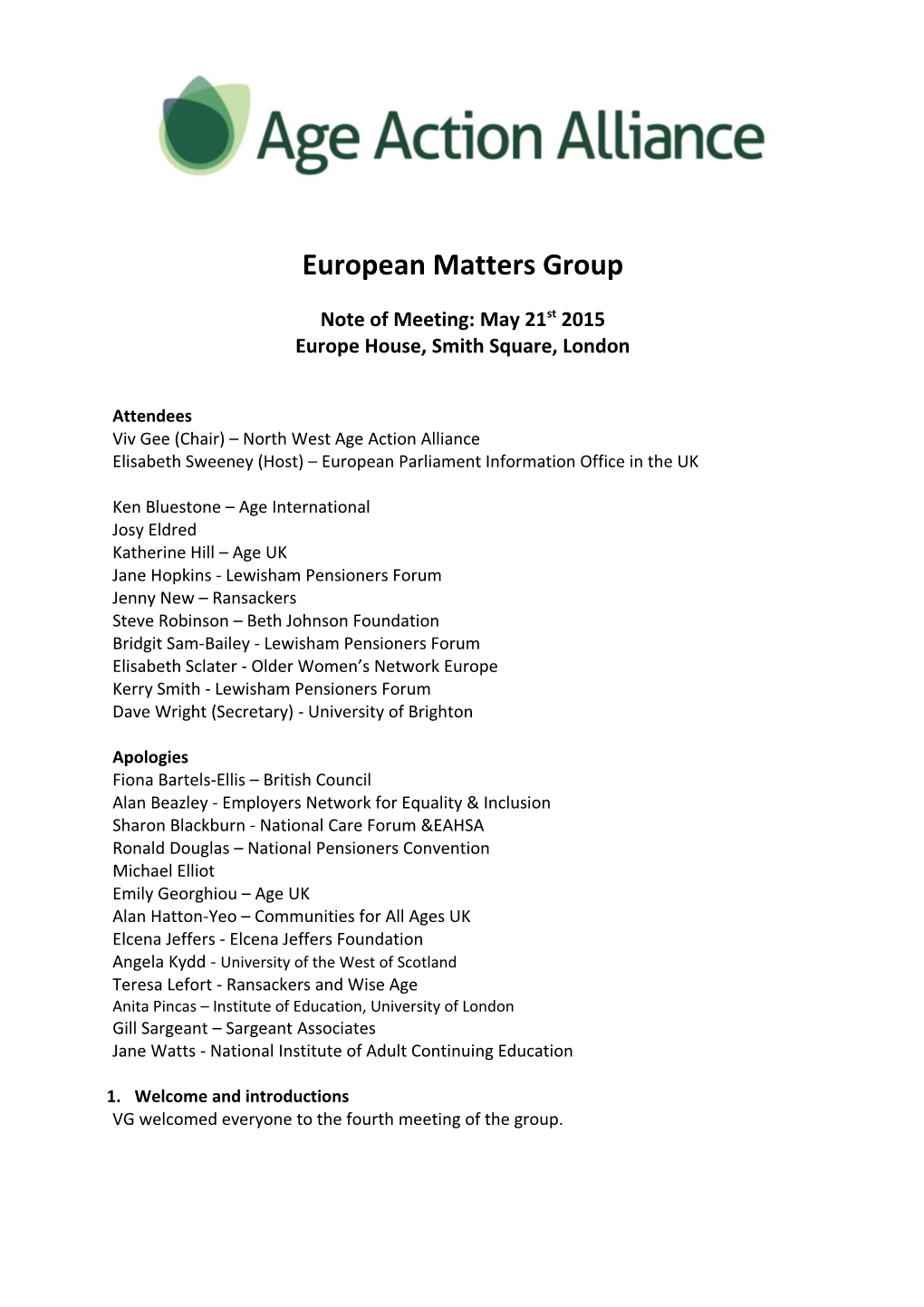 European Matters Group