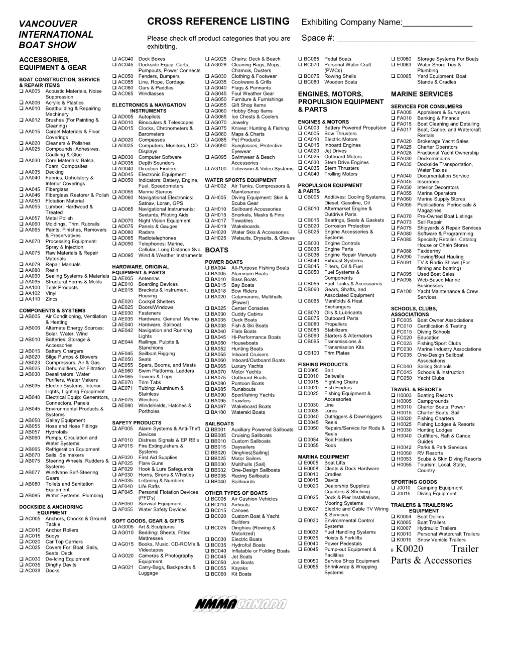 Vancouver Directory Back 2006