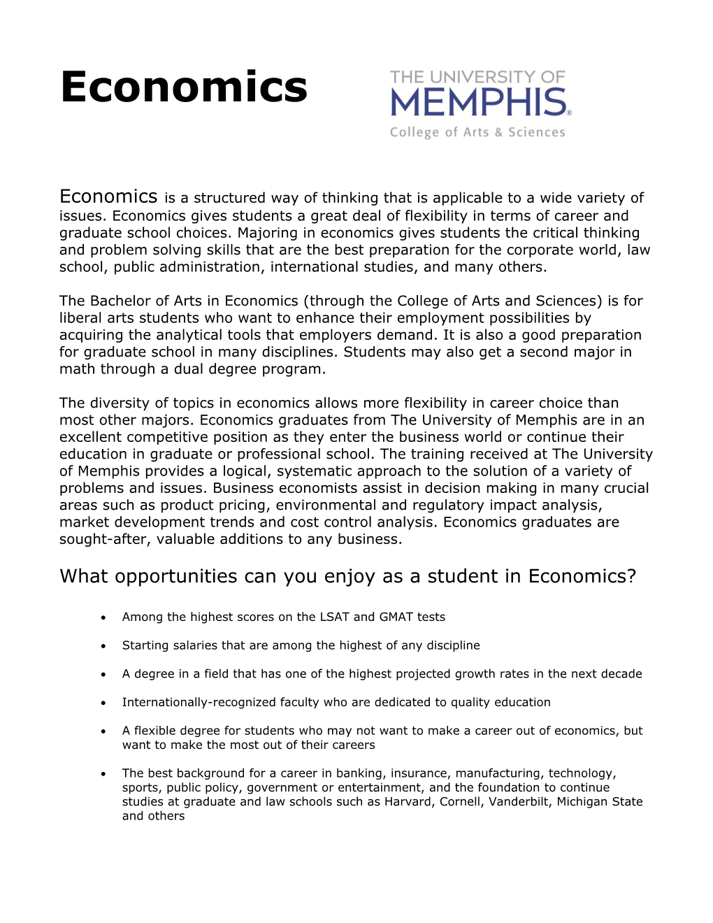 What Opportunities Can You Enjoy As a Student in Economics?