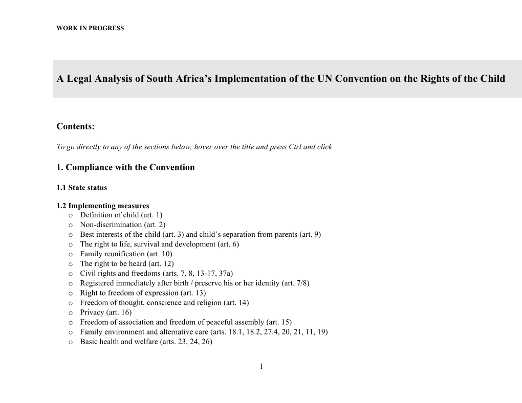 Compliance: South Africa