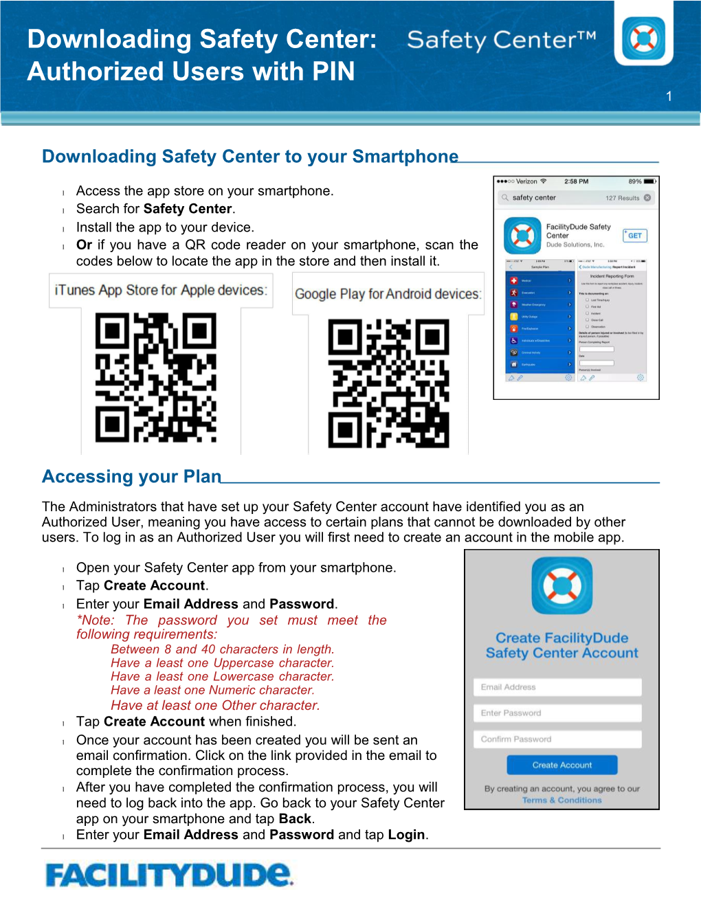 Downloading Safety Center to Your Smartphone