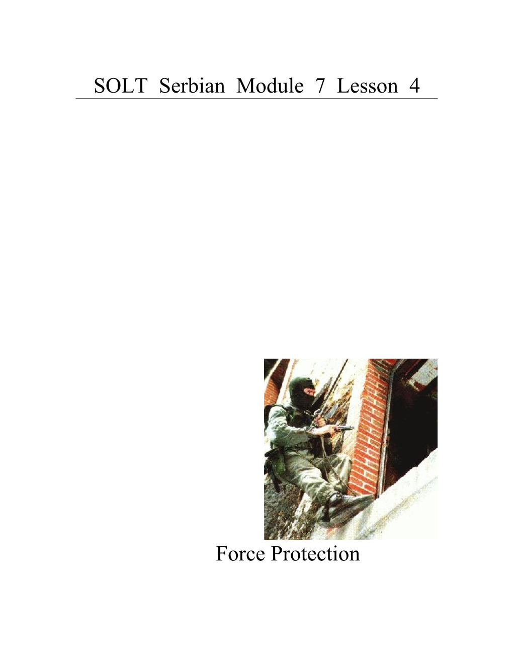 SOLT Serbian Module 7 Lesson 3