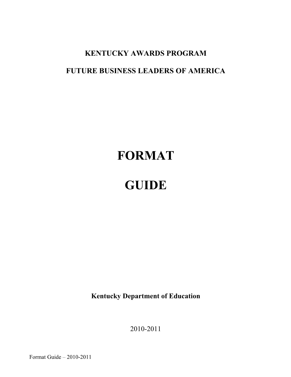 Fbla-Pbl Format Guide