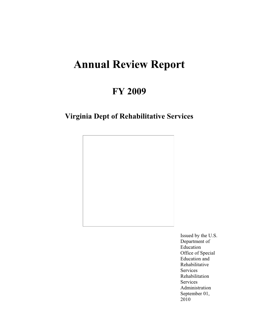 Virginia Dept of Rehabilitative Services