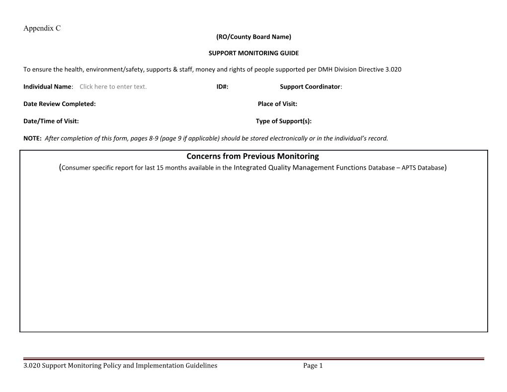 RO/County Board Name