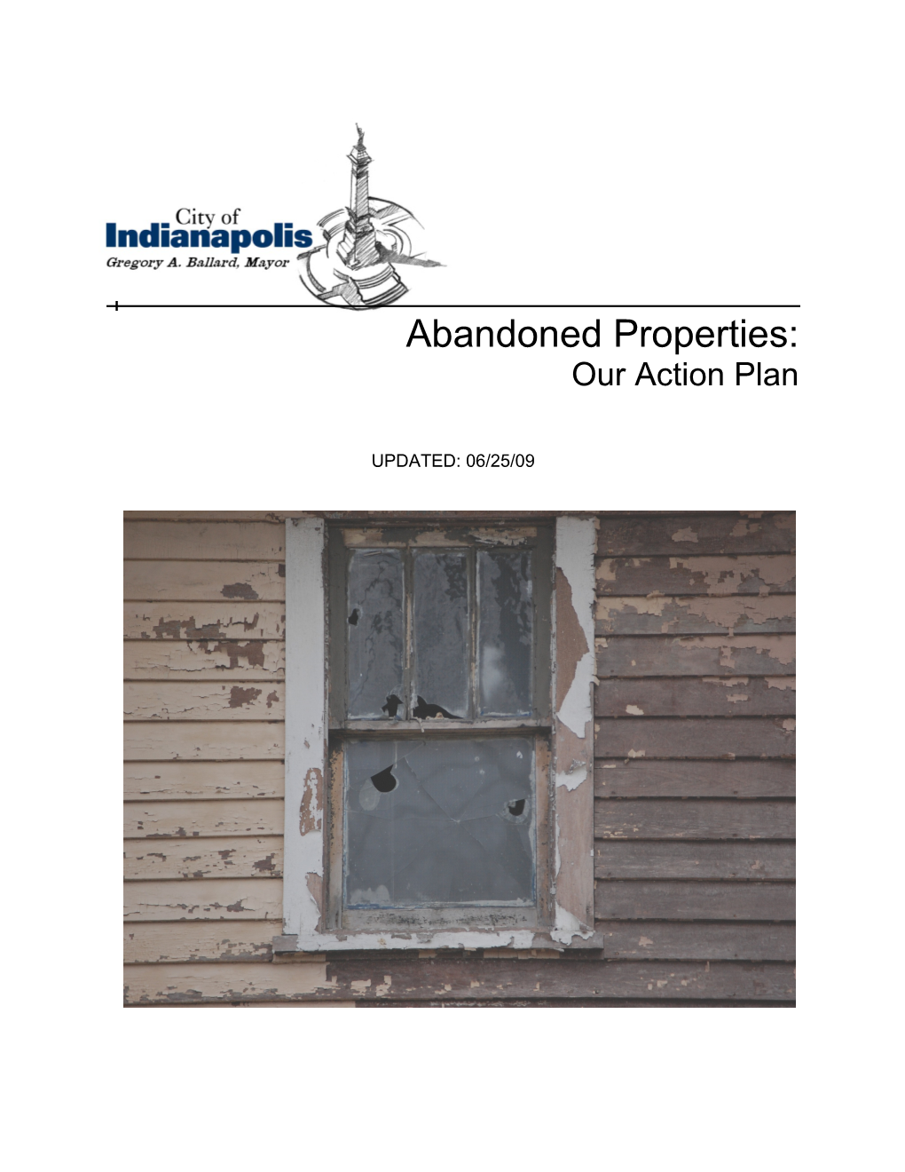 Abandoned Property Action Plan