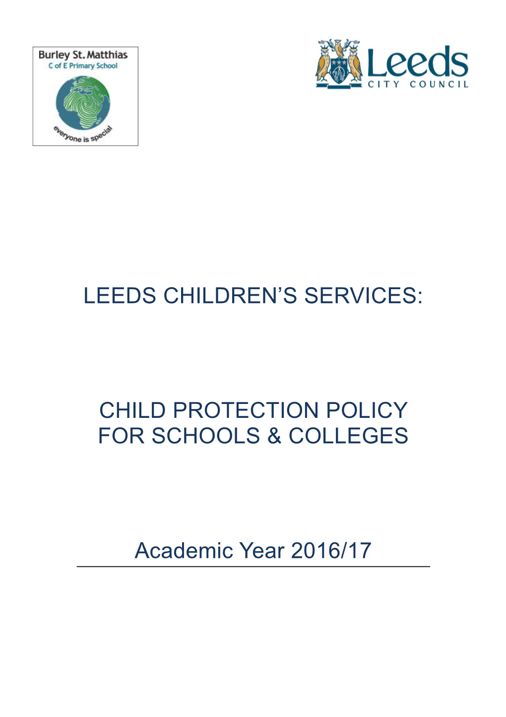 Child Protection Policy for Schools & Colleges