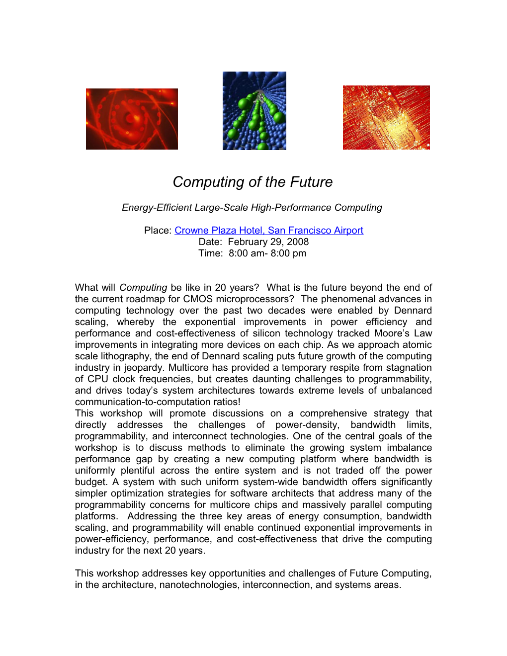 Computing of the Future Consortium
