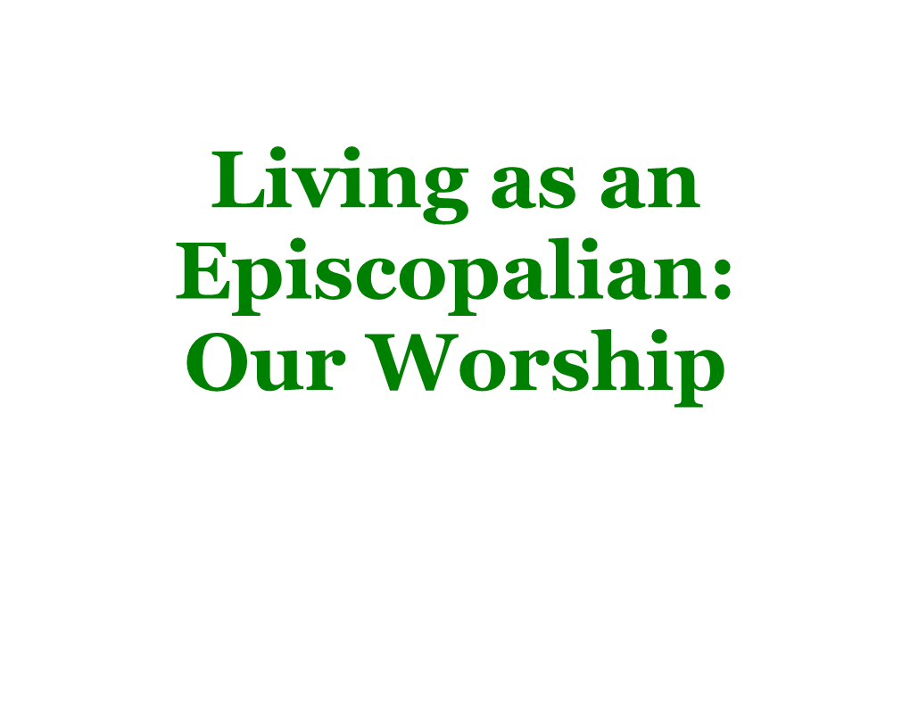 Living As an Episcopalian 2