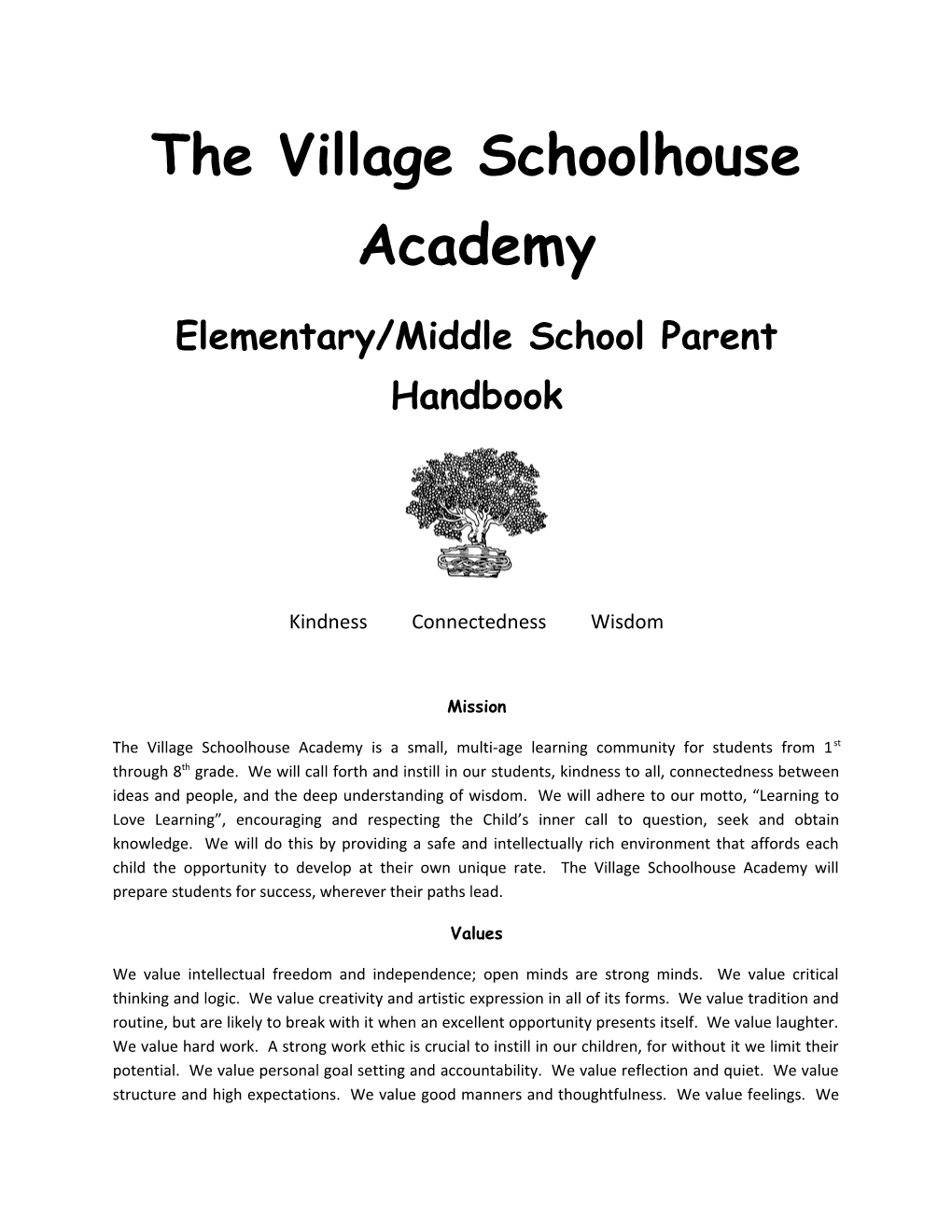 The Village Schoolhouse Academy