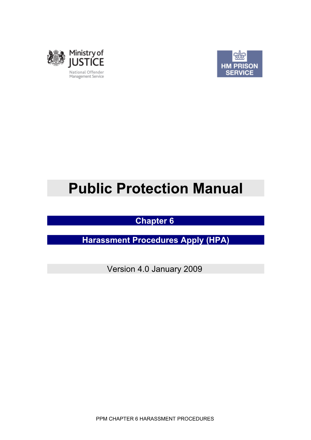 Public Protection Manual