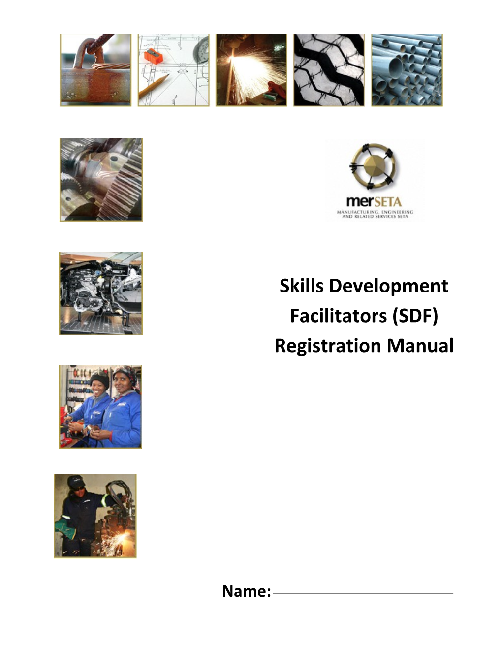 3.Register As a New Skills Development Facilitator(SDF)