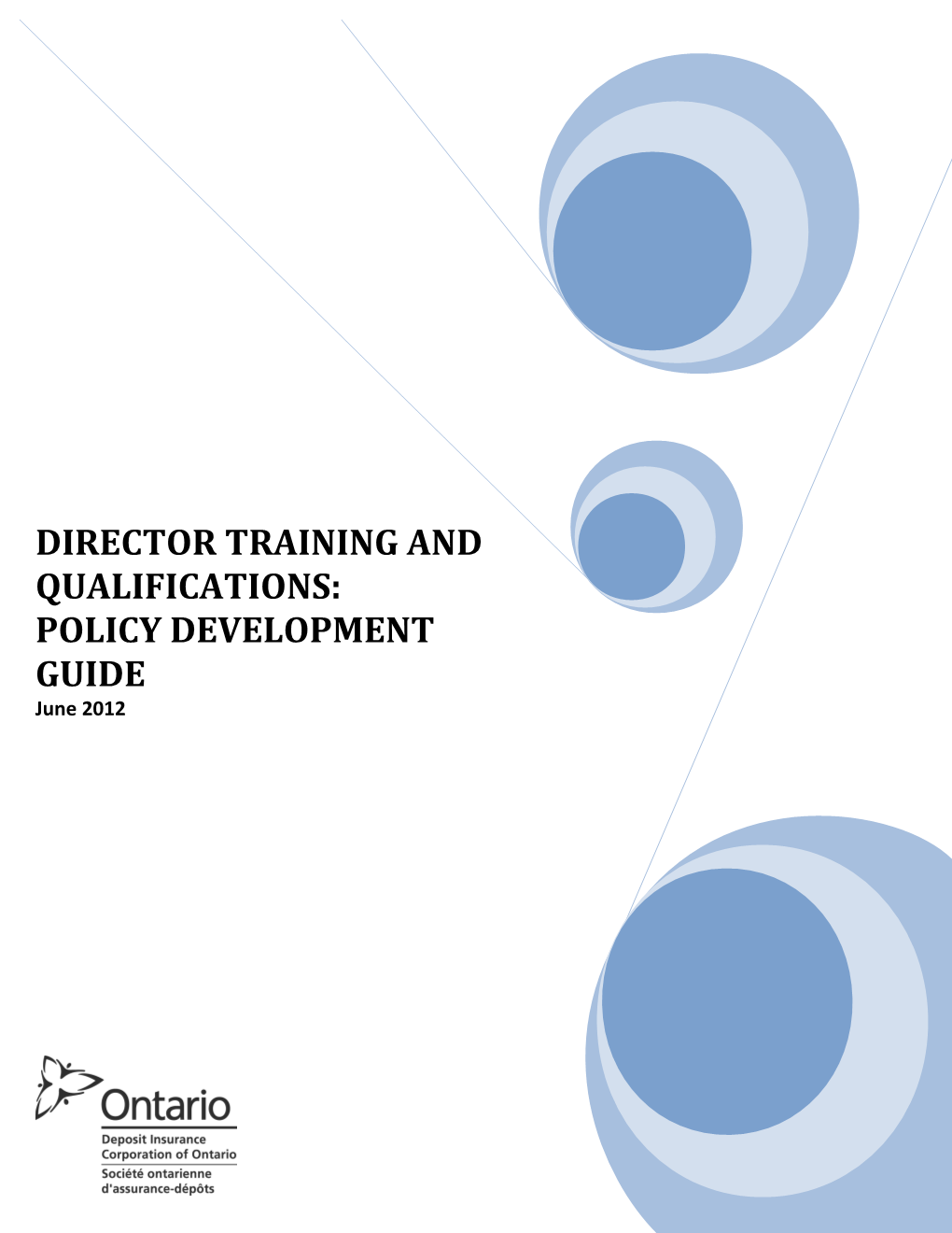 Policy Outline: Director Training & Qualifications