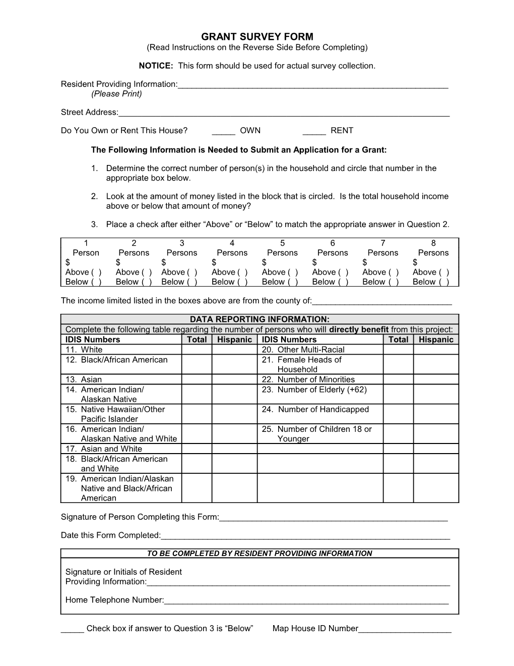 04-Grant Survey Form