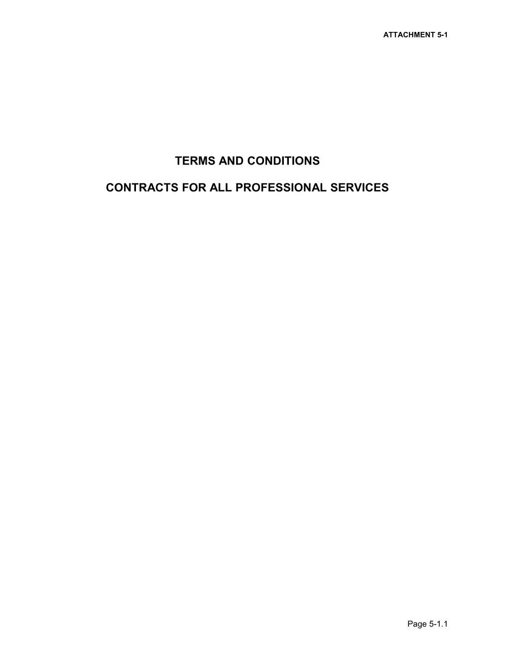 Contracts for All Professional Services