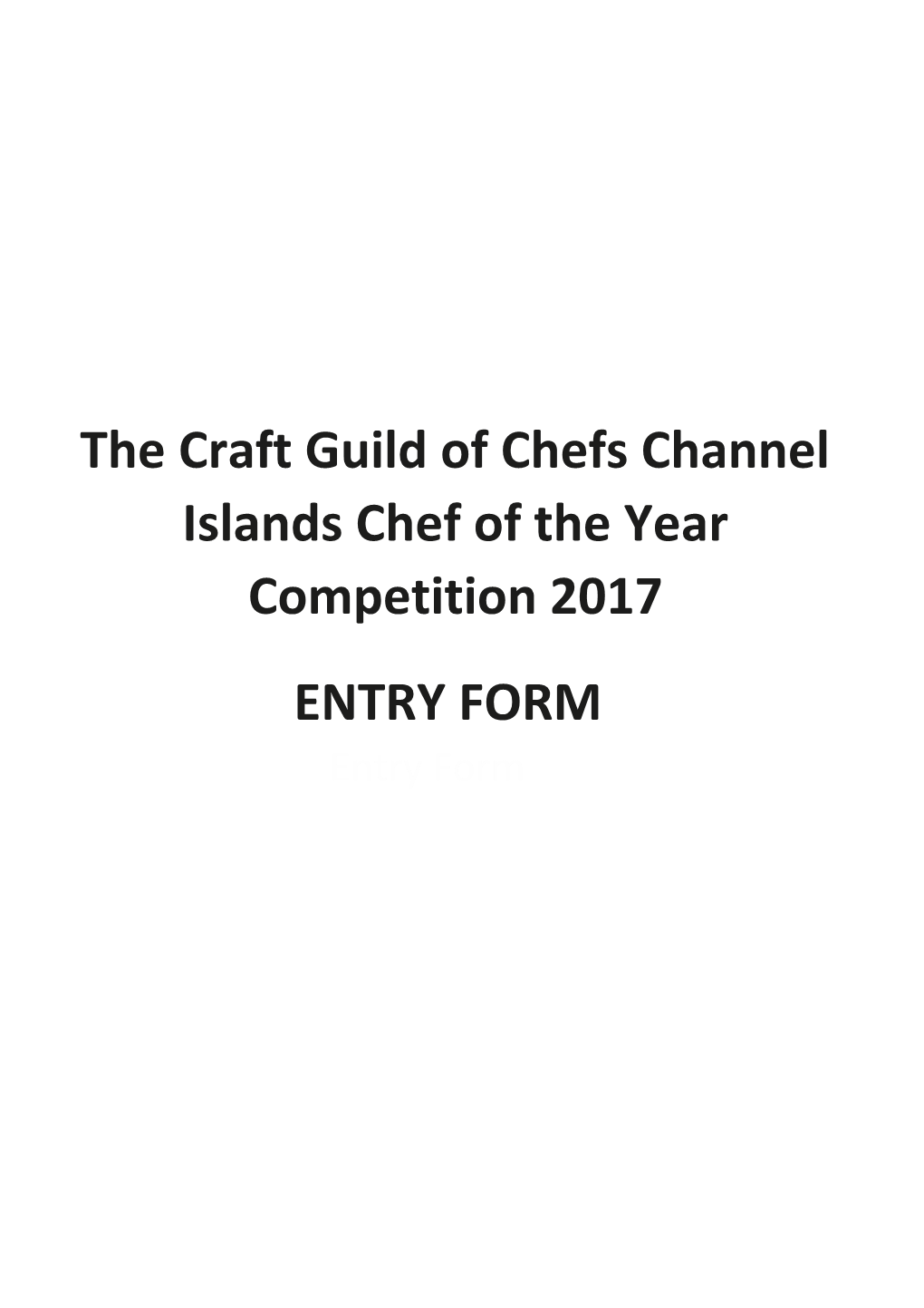 4 CHANNEL ISLAND CHEF of the YEAR 2015.Pages