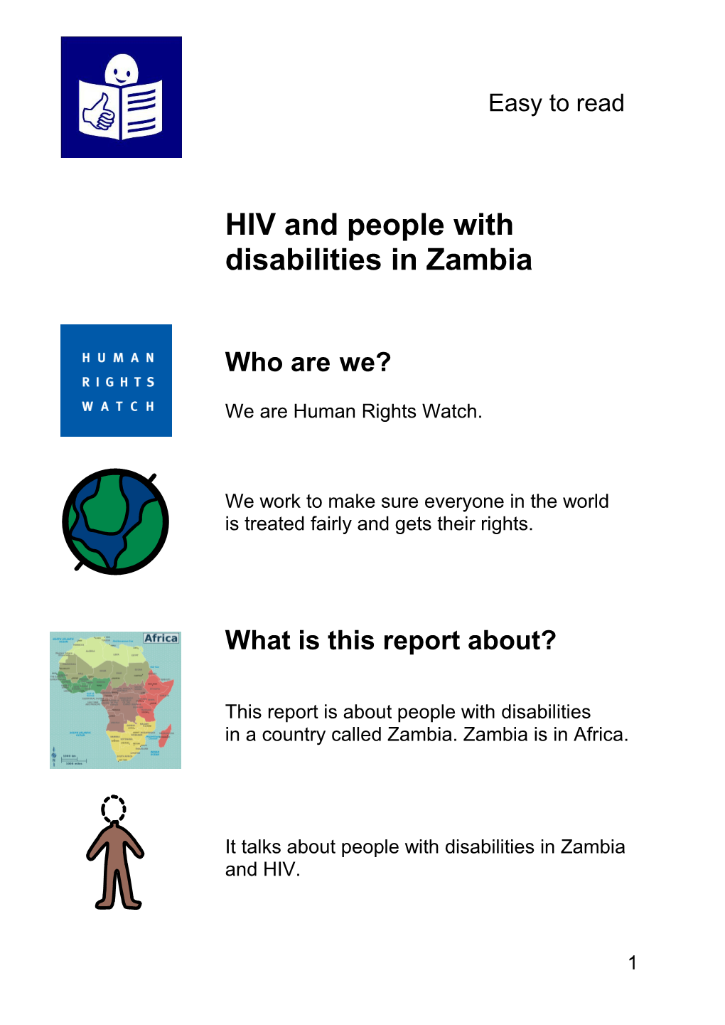 HIV and People with Disabilities in Zambia