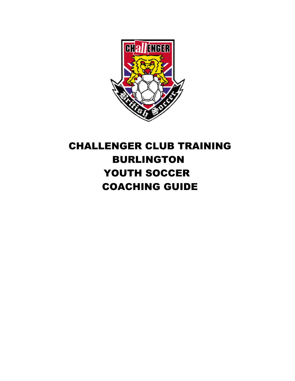Documented in This Player Development Booklet We Will Cover the Following Areas