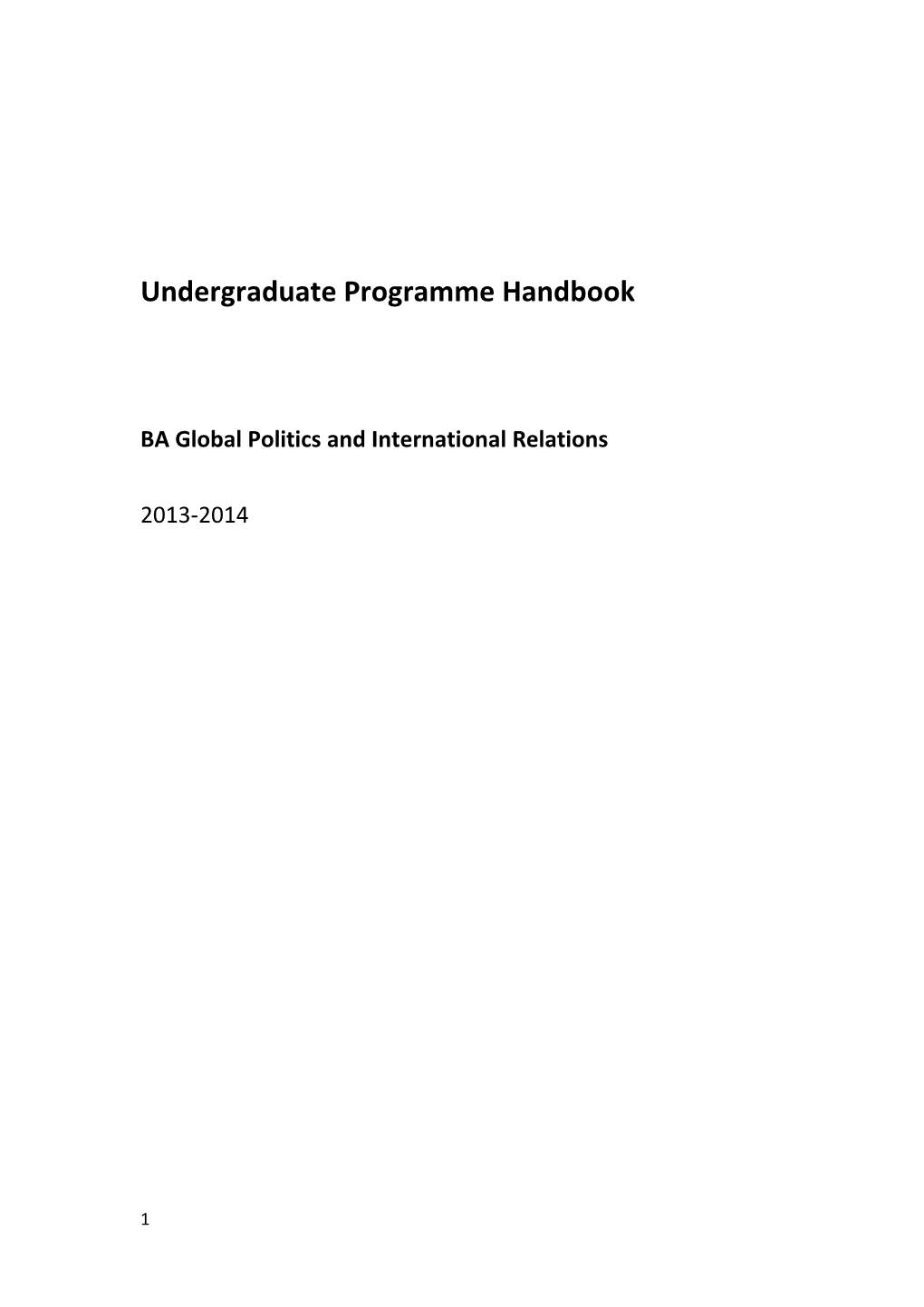 Postgraduate Module Handbook