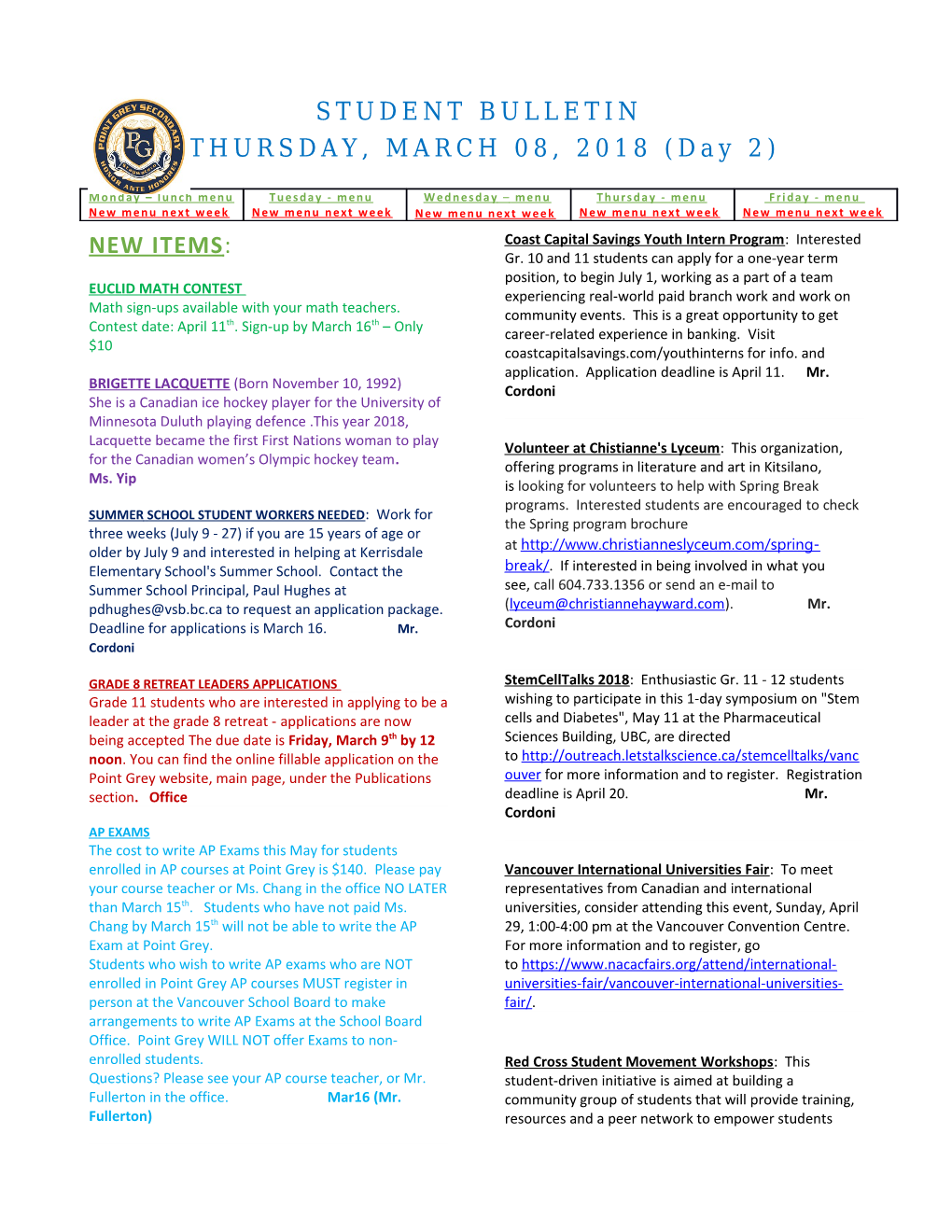 Euclid Math Contest