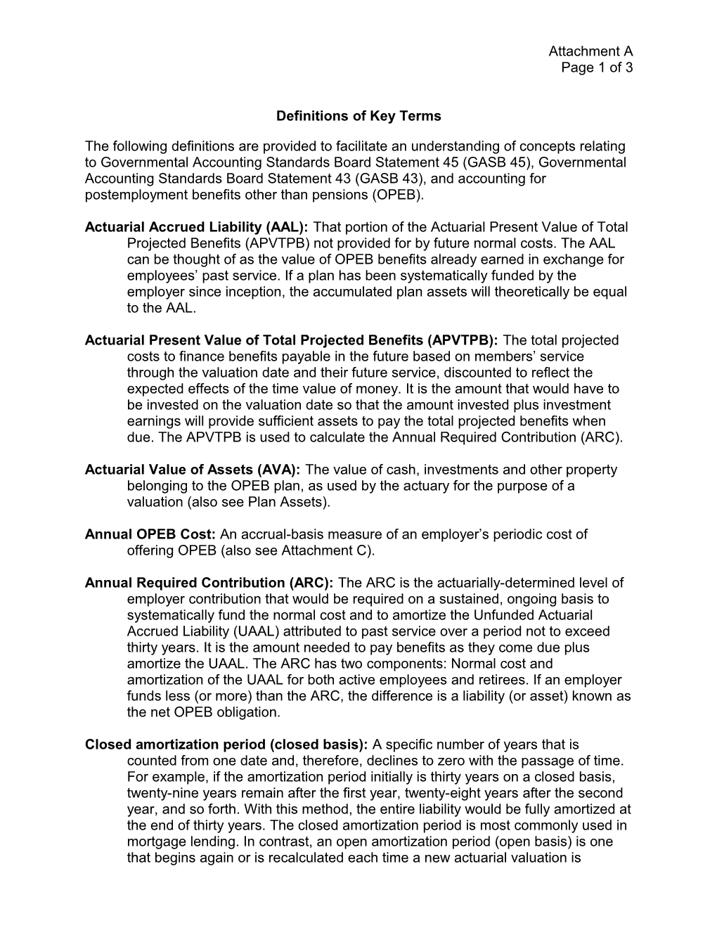 Definitions of Terms - Correspondence (CA Dept of Education)