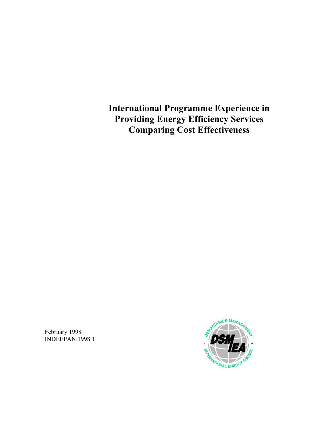 Providing Energy Efficiency Services