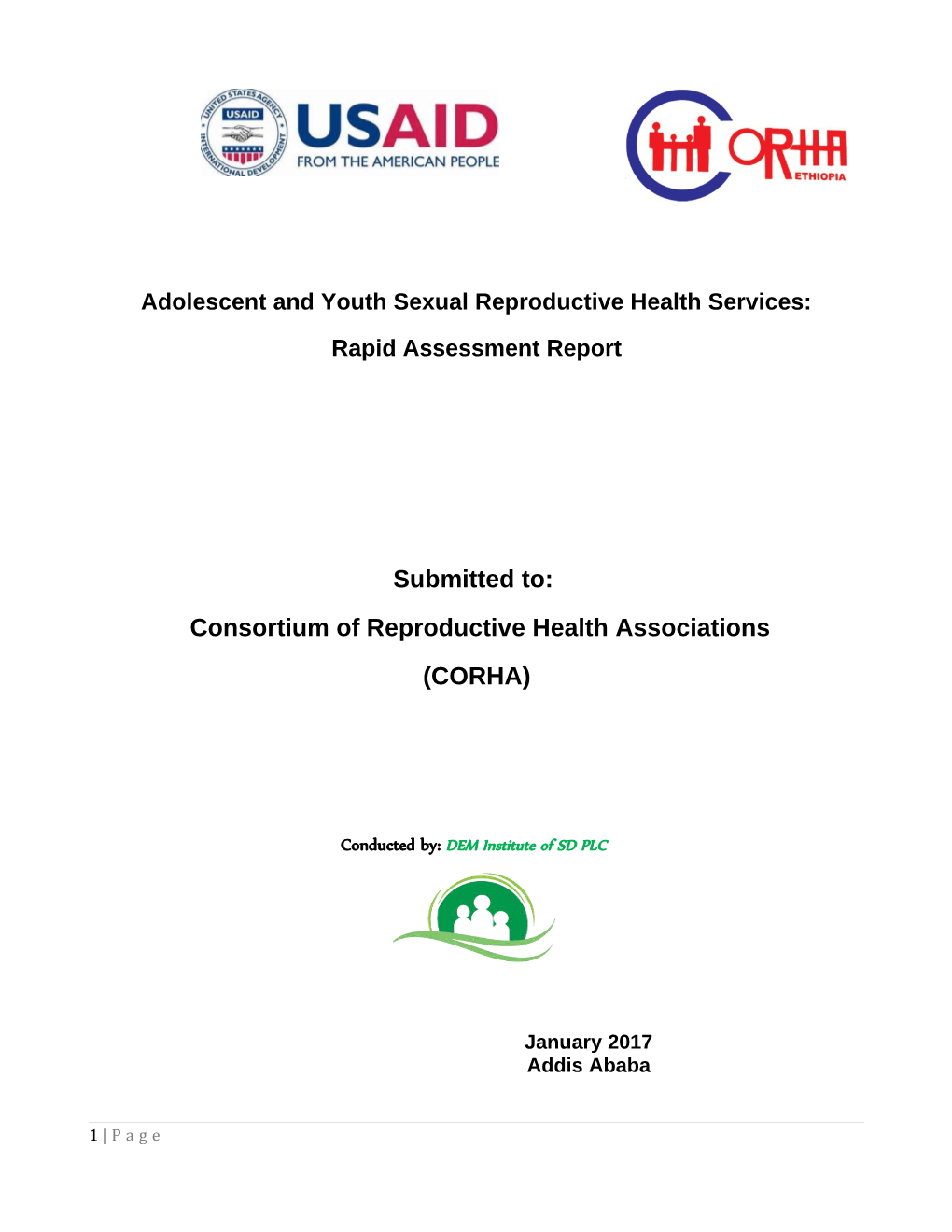 Adolescent and Youth Sexual Reproductive Health Services