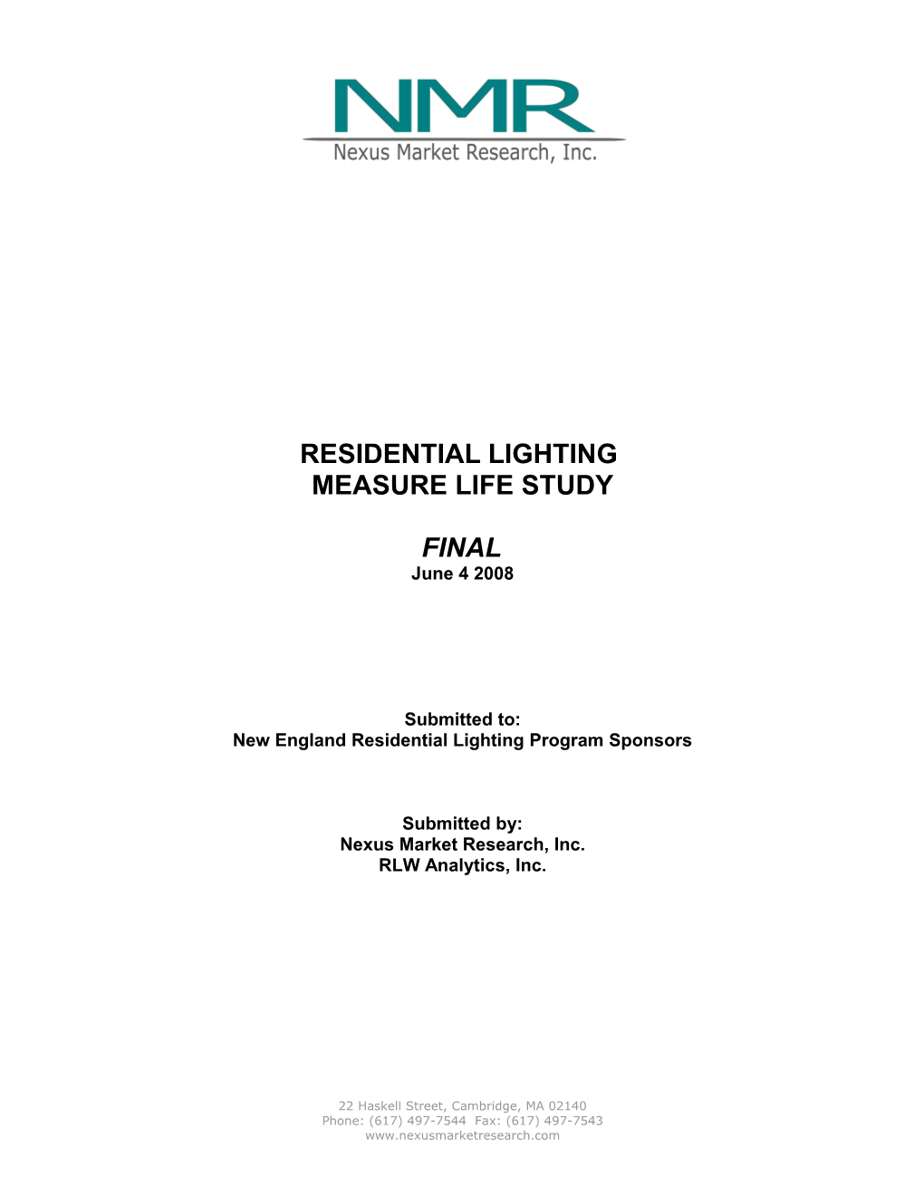 New England Residential Lighting Program Sponsors