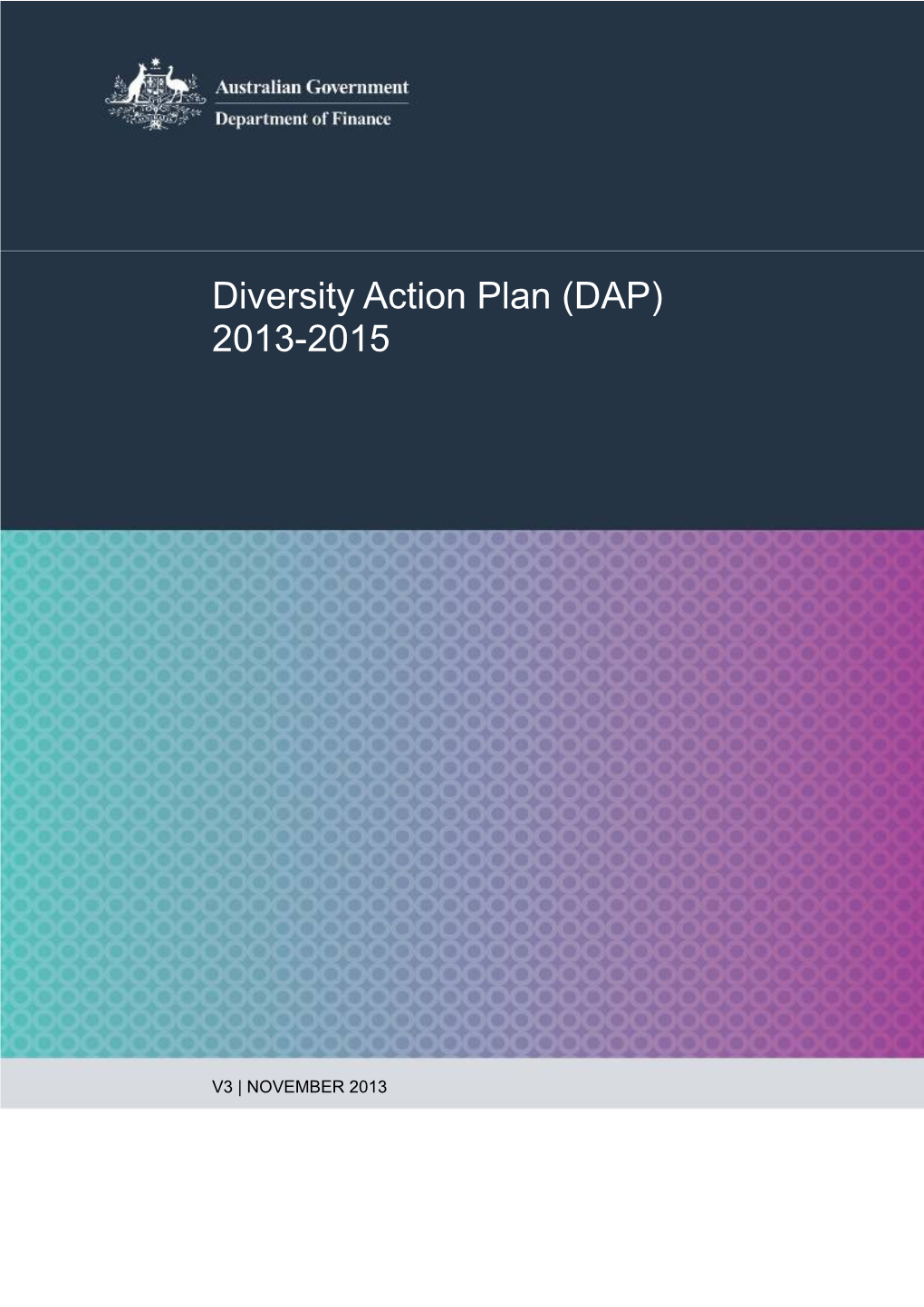 Diversity Action Plan 2013-2015