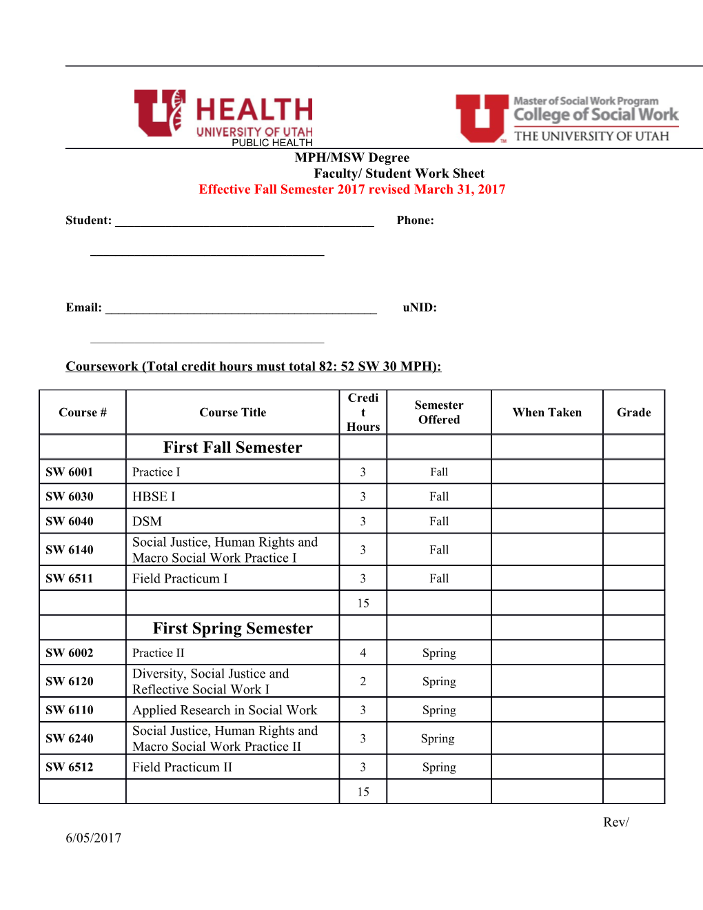 MPH-MSW Degree General Public Health