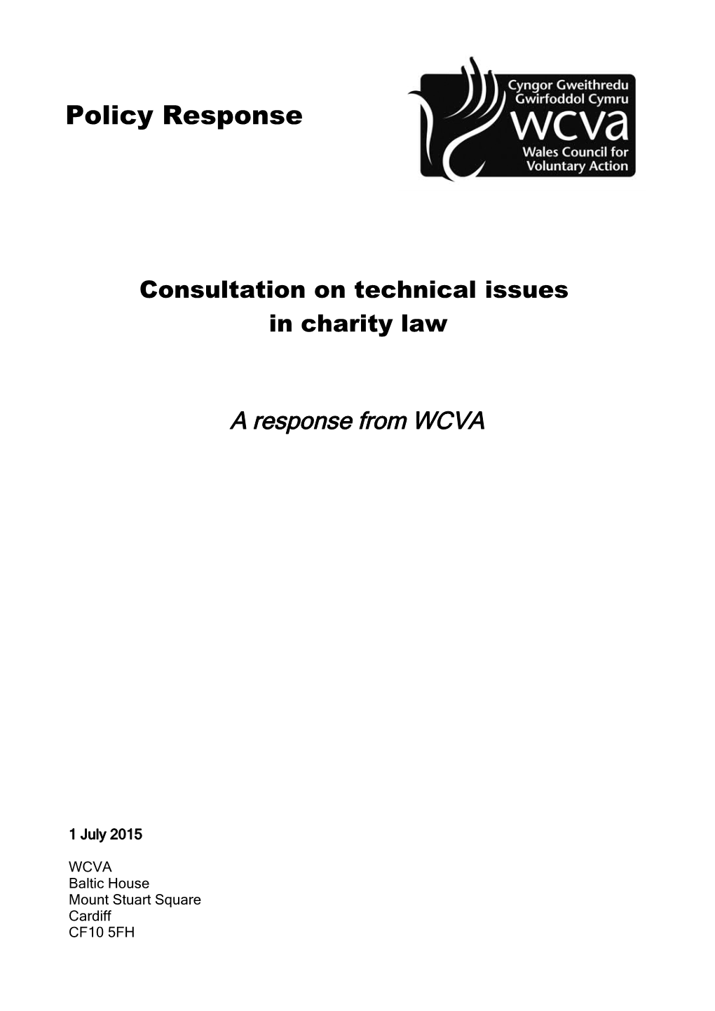 Consultation on Technical Issues