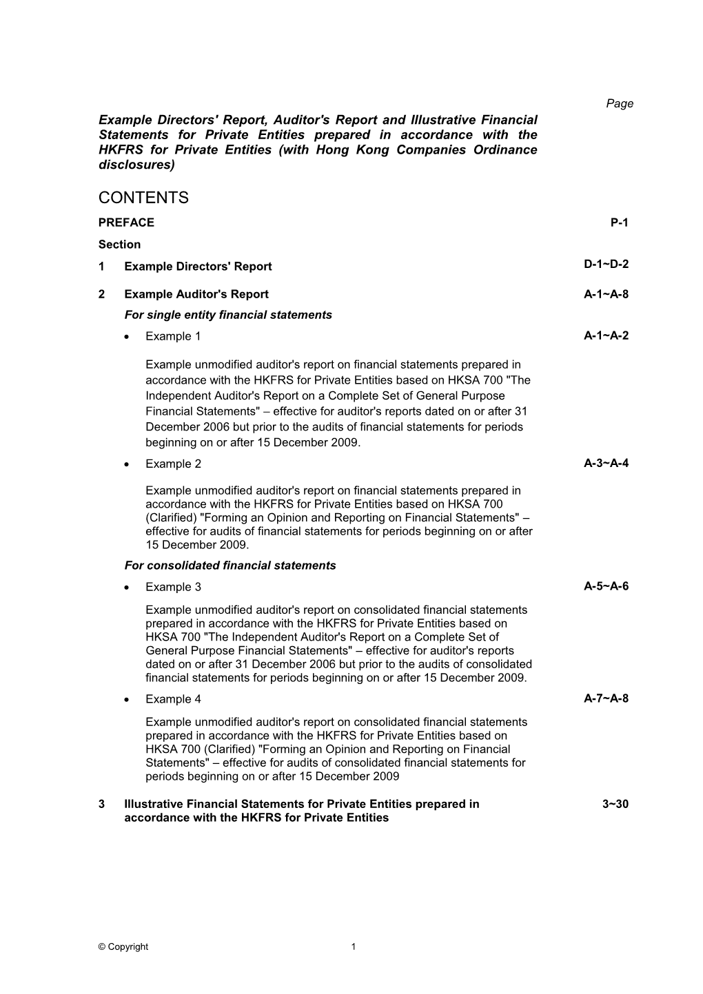 Example Directors' Report, Auditor's Report and Illustrative Financial Statements For