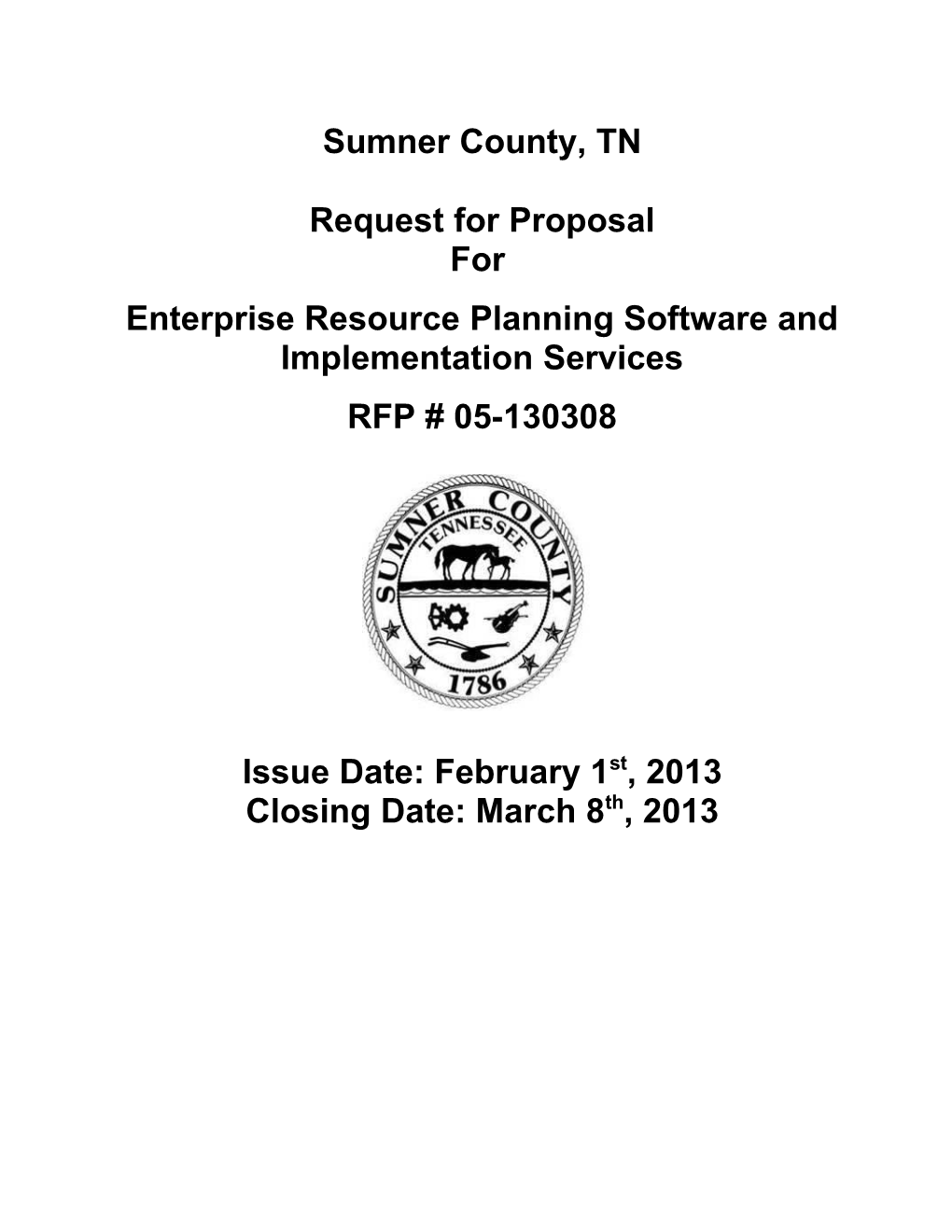 Enterprise Resource Planning Software and Implementation Services