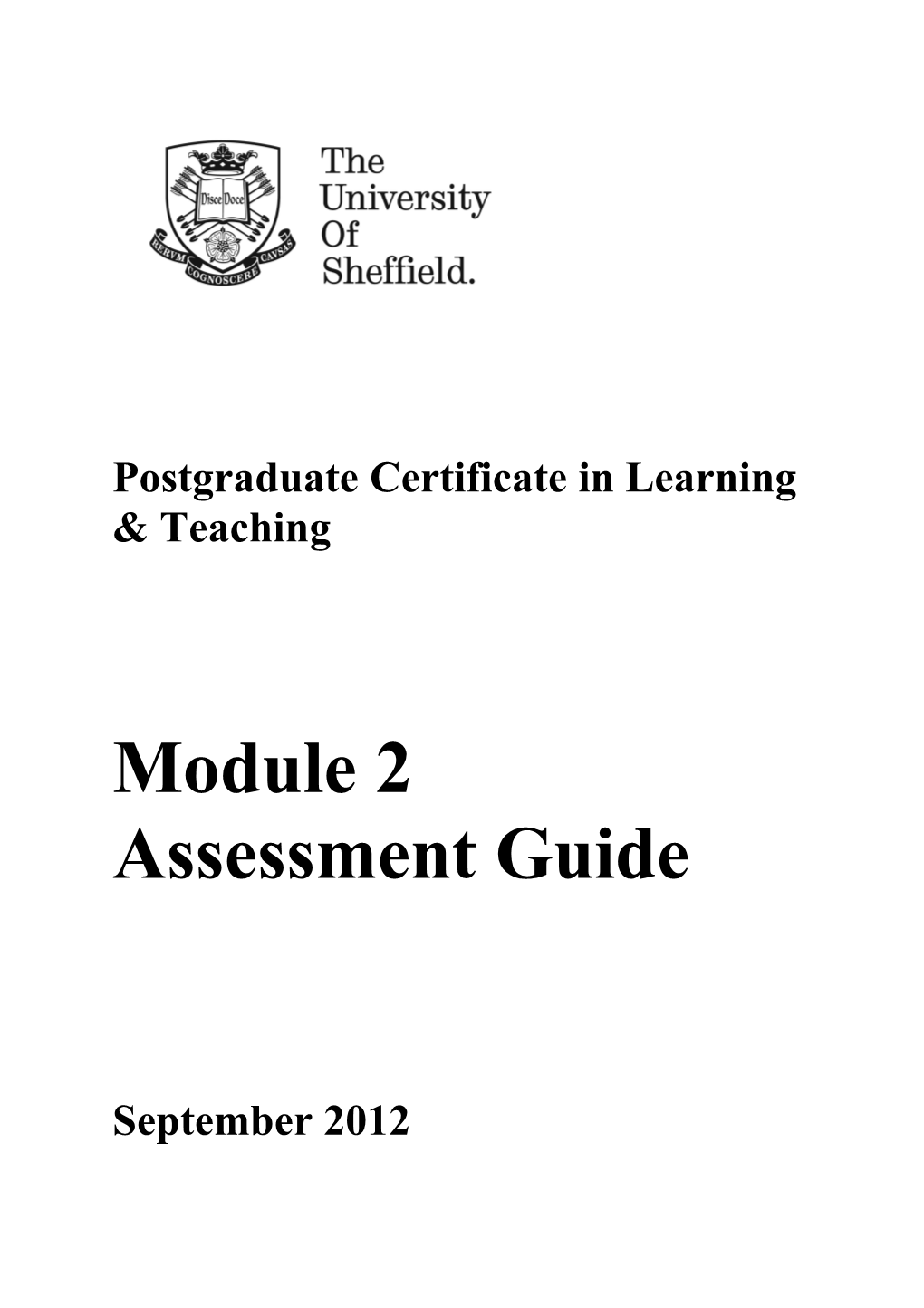 Postgraduate Certificate in Learning Teaching