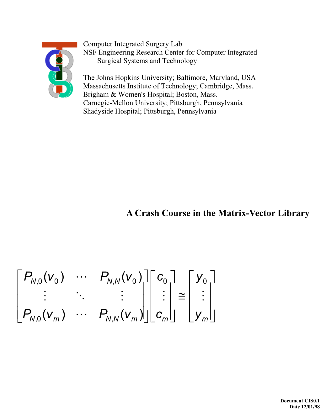 CIS Lab Document Template