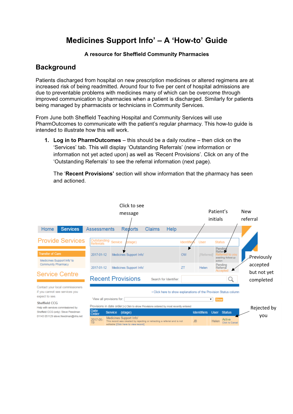 Medicines Support Info a How-To Guide