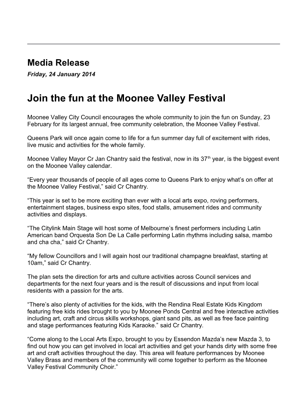 Join the Fun at the Moonee Valley Festival